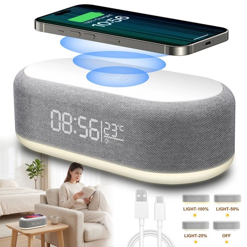 Alarm clock wireless charger - alarm,