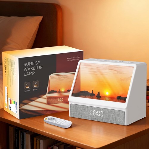 Sunrise alarm clock wake - alarm, up