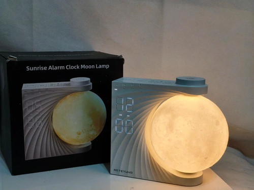 Moon lamp sunrise alarm - moon,