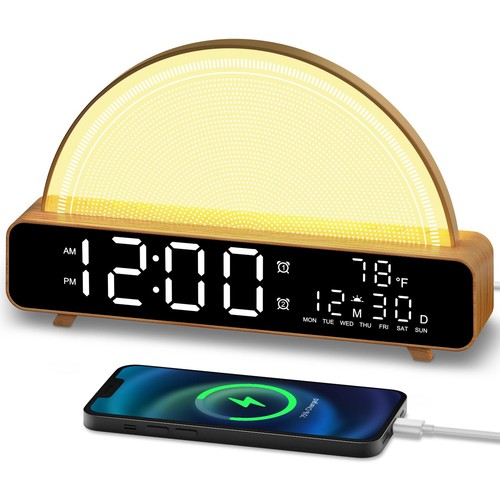Sunrise alarm clock - clock, wake